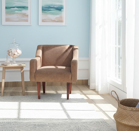 Sofa Chair – Classic Brown Single-Seater Armchair