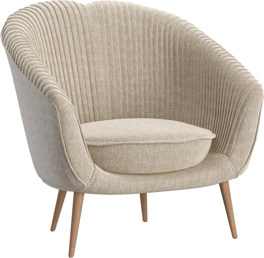 Single-Seater Upholstered Chair | Buy Modern Living Room Chair